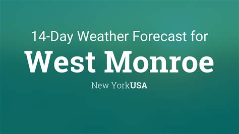 Weather underground monroe ny - 16 hours ago · West Monroe Weather Forecasts. Weather Underground provides local & long-range weather forecasts, weatherreports, maps & tropical weather conditions for the West Monroe area. 